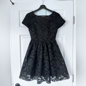 COPY - Sandro black lace dress - size 1